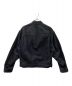 Essay (エッセイ) FOLD COLLAR DENIM JACKET ブラック サイズ:SIZE ONE：11000円