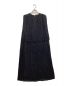 HYKE (ハイク) RANDOM PLEATED SLEEVELESS DRESS ブラック サイズ:1：15000円