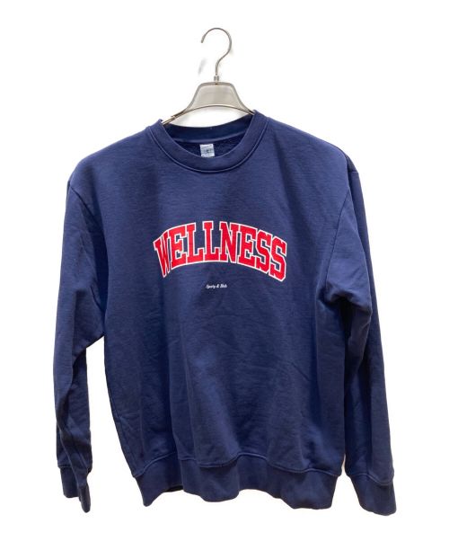 sporty&rich（スポーティーアンドリッチ）Sporty&Rich (スポーティー＆リッチ) Wellness Ivy Crewneck ネイビー サイズ:Mの古着・服飾アイテム