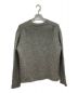 UNUSED (アンユーズド) 3g crew neck damage knit グレー サイズ:2：13000円