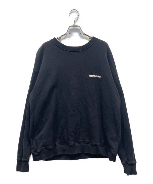 tangram（タングラム）TANGRAM (タングラム) LOGO SWEAT CREW ブラック サイズ:XLの古着・服飾アイテム