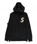 SUPREMEシュプリーム）の古着「S Logo Split Hooded Sweatshirt」｜ブラック
