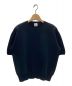 6(ROKU) BEAUTY&YOUTH（ロク ビューティーアンドユース）の古着「MILANO RIB SHORT SLEEVE KNIT」｜ブラック