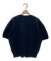 6(ROKU) BEAUTY&YOUTH (ロク ビューティーアンドユース) MILANO RIB SHORT SLEEVE KNIT ブラック サイズ:-：7000円