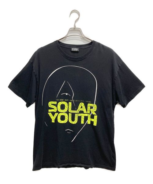 RAF SIMONS（ラフシモンズ）RAF SIMONS (ラフシモンズ) SOLAR YOUTH TEE ブラック サイズ:Lの古着・服飾アイテム