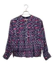 ISABEL MARANT ETOILE（イザベルマランエトワール）の古着「LALLY コットン プリントブラウス」｜パープル