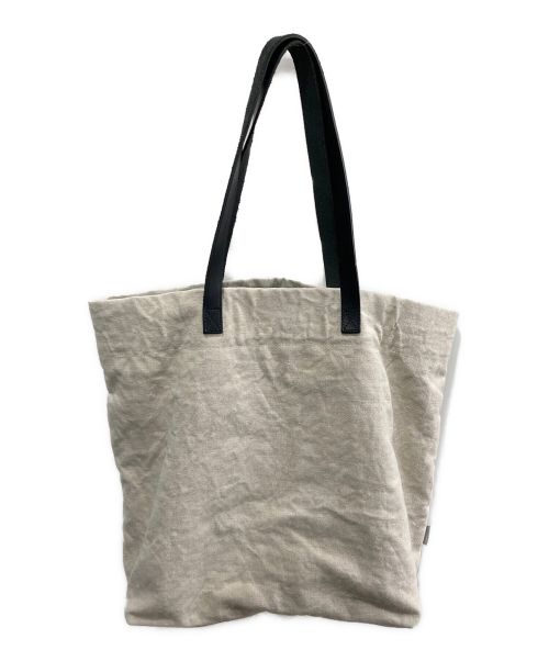 MARGARET HOWELL（マーガレットハウエル）MARGARET HOWELL (マーガレットハウエル) LINEN CANVAS BAG ベージュの古着・服飾アイテム