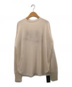 GOOD GRIEF!グッドグリーフ）の古着「Cashmere Logo Knit Pullover」｜ベージュ