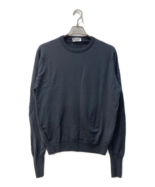 JOHN SMEDLEY（ジョンスメドレー）JOHN SMEDLEY (ジョンスメドレー) ウールニット グレー サイズ:Lの古着・服飾アイテム