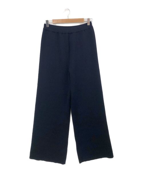 L'appartement（アパルトモン）L'Appartement (アパルトモン) Knit Straight Pants ネイビー サイズ:Mの古着・服飾アイテム