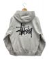 stussy (ステューシー) スウェットパーカー ライトグレー サイズ:M：5800円