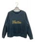 MADISON BLUE（マディソンブルー）の古着「HELLO SWEAT L/S URAKE DYED」｜ネイビー