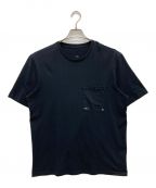 OAMCオーエーエムシー）の古着「LOGO POCKET T-SHIRT KNITTED」｜ブラック