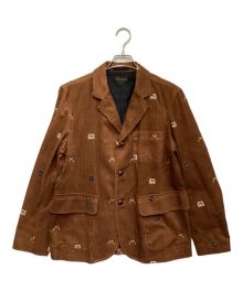 BY GLADHAND（バイグラッドハンド）の古着「COLLEGIATE CORDUROY SPORT BACK JACKET（カレッジエイト コーデュロイ スポーツバック ジャケット）」｜ブラウン