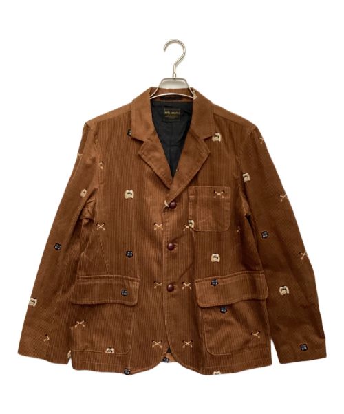 BY GLADHAND（バイグラッドハンド）BY GLADHAND (バイグラッドハンド) COLLEGIATE CORDUROY SPORT BACK JACKET（カレッジエイト コーデュロイ スポーツバック ジャケット） ブラウン サイズ:Mの古着・服飾アイテム