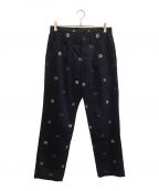 BY GLADHANDバイグラッドハンド）の古着「COLLEGIATE - CORDUROY TROUSERS」｜ネイビー