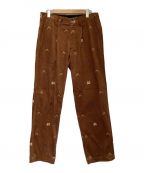 BY GLADHANDバイグラッドハンド）の古着「COLLEGIATE - CORDUROY TROUSERS（カレッジゲート コーデュロイ トラウザー）」｜ブラウン