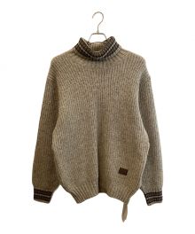 BY GLADHAND（バイグラッドハンド）の古着「COLLEGIATE - TURTLE NECK SWEATER」｜ベージュ