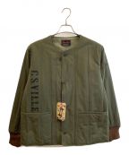 GANGSTERVILLEギャングスタービル）の古着「719 - QUILTED JACKET」｜カーキ