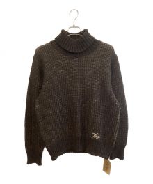 GANGSTERVILLE（ギャングスタービル）の古着「THUG - TURTLE NECK SWEATER」｜ブラウン