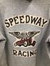 中古・古着 OLD CROW (オールドクロウ) SPEEDWAY - SWEAT ZIP UP HOODIE バーガンディ サイズ:L：9800円