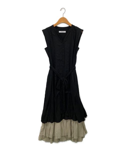 HER LIP TO（ハーリップトゥ）Her lip to (ハーリップトゥ) Two-Tone Midsummer Dress ブラック サイズ:Mの古着・服飾アイテム