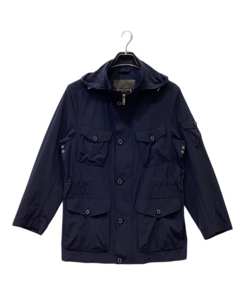 MACKINTOSH LONDON（マッキントッシュ ロンドン）MACKINTOSH LONDON (マッキントッシュ ロンドン) 2WAYストレッチミリタリーパーカー ネイビー サイズ:40の古着・服飾アイテム