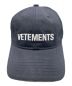 VETEMENTS (ヴェトモン) ICONIC LOGO CAP ブラック サイズ:-：17800円