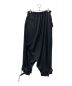 Y's (ワイズ) GATHERED HEM-BELTED PANTS ブラック サイズ:2：28000円