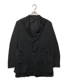 Yohji Yamamoto pour homme（ヨウジヤマモト プールオム）の古着「箱ポケットJKT背ヌキ」｜ブラック