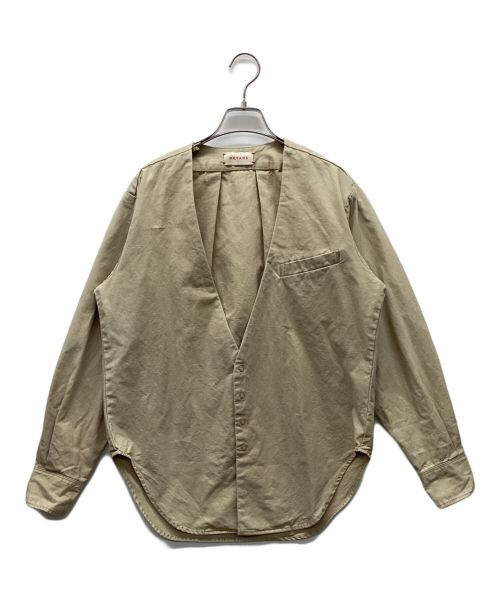 MEYAME（メヤメ）MEYAME (メヤメ) BLOSE JACKET ベージュ サイズ:freeの古着・服飾アイテム