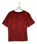 MINEDENIM (マインデニム) ボーダーTシャツ レッド×ブラック サイズ:L 未使用品：9800円