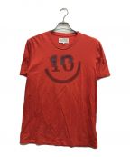 Martin Margiela 10マルタン・マルジェラ 10）の古着「再構築Tシャツ」｜レッド