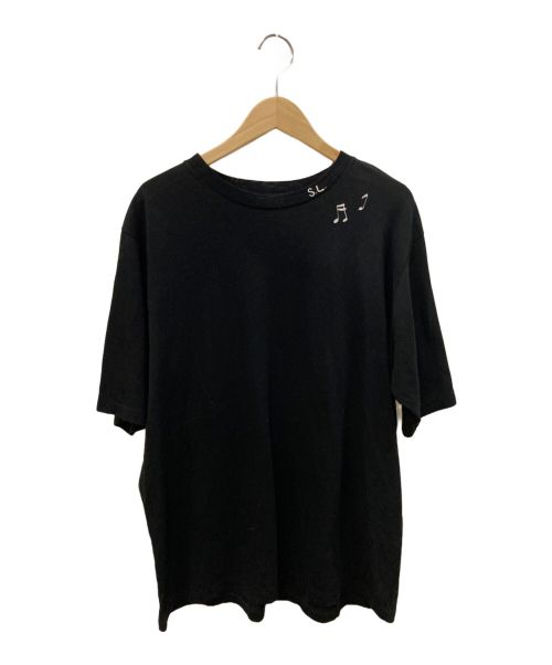 Saint Laurent Paris（サンローランパリ）Saint Laurent Paris (サンローランパリ) 音符Tシャツ ブラック サイズ:Mの古着・服飾アイテム