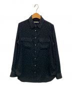 Couture d'adamクチュールドアダム）の古着「Star Print Shirts」｜ブラック