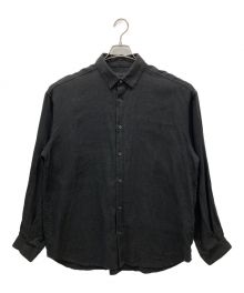 juha（ユハ）の古着「フレンチリネンロングスリーブシャツ(BLACK)」｜ブラック