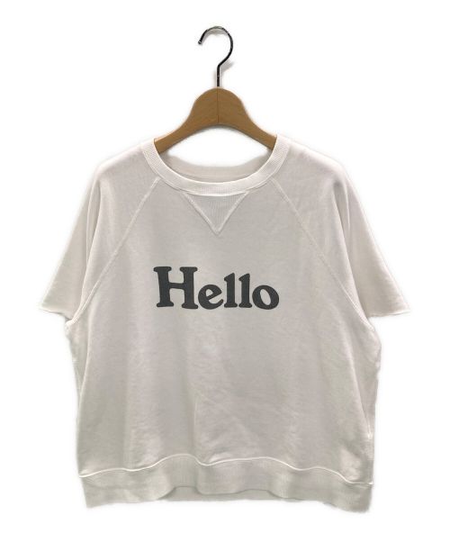 MADISON BLUE（マディソンブルー）MADISON BLUE (マディソンブルー) HELLO SWEAT S／S URAKE ホワイト サイズ:00(XS)の古着・服飾アイテム