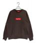 SUPREME（シュプリーム）の古着「Box Logo Crewneck」｜ブラウン