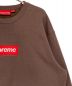 中古・古着 SUPREME (シュプリーム) Box Logo Crewneck ブラウン サイズ:M：39800円