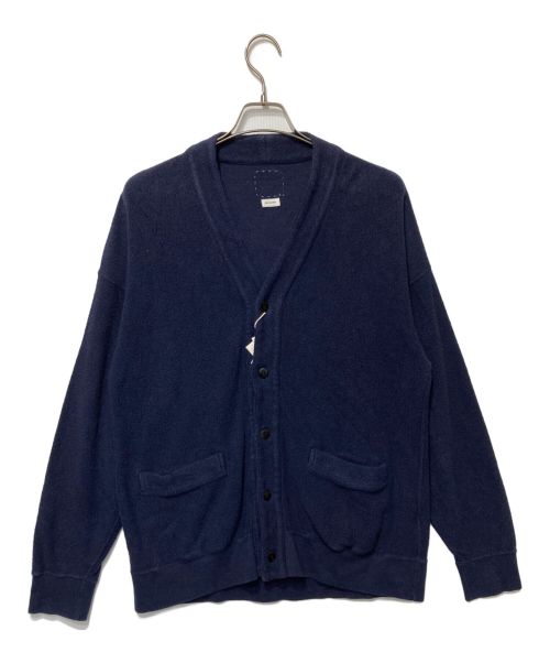 VISVIM（ビズビム）VISVIM (ビズビム) SELMER LONG CARDIGAN (C/WS PILE) ネイビー サイズ:2の古着・服飾アイテム