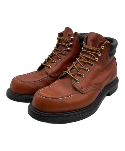 RED WING（レッドウィング）RED WING (レッドウィング) SUPERSOLE 6' MOC-TOE ブラウン サイズ:27.5cmの古着・服飾アイテム