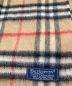 Burberry's (バーバリーズ) カシミヤチェックマフラー ベージュ：5800円