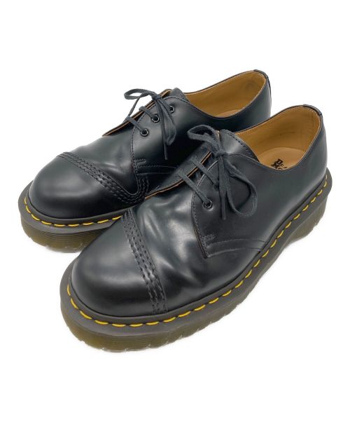 Dr.Martens（ドクターマーチン）Dr.Martens (ドクターマーチン) COMME des GARCONS HOMME DEUX (コムデギャルソン オム ドゥ) 3ホールシューズ ブラック サイズ:US7の古着・服飾アイテム