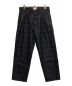 WTAPS（ダブルタップス）の古着「TUCK TROUSERS WOOL TWEES TEXTILE」｜ネイビー