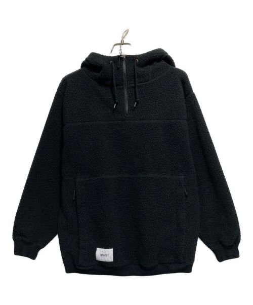 WTAPS（ダブルタップス）WTAPS (ダブルタップス) PINE CONE HOODED FLEECE ブラック サイズ:2の古着・服飾アイテム