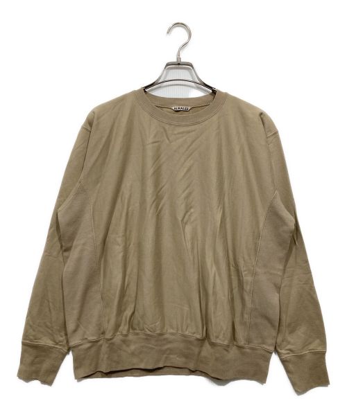 AURALEE（オーラリー）AURALEE (オーラリー) SUPER HIGH GAUGE SWEAT P/O ベージュ サイズ:1の古着・服飾アイテム