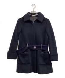 FOXEY NEWYORK（フォクシーニューヨーク）の古着「コート / BONDED MOHAIR DUFFLE COAT」｜ネイビー