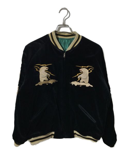 東洋エンタープライズ（トウヨウエンタープライズ）東洋エンタープライズ (トウヨウエンタープライズ) Late 1950s Style Velveteen Souvenir Jacket ブラック サイズ:Lの古着・服飾アイテム