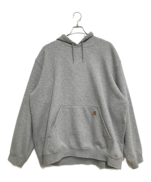 CarHartt（カーハート）CarHartt (カーハート) プルオーバーパーカー ライトグレー サイズ:2XLの古着・服飾アイテム