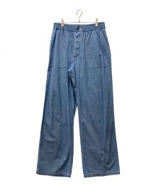 HYKE（ハイク）の古着「Chambray Pants」｜スカイブルー